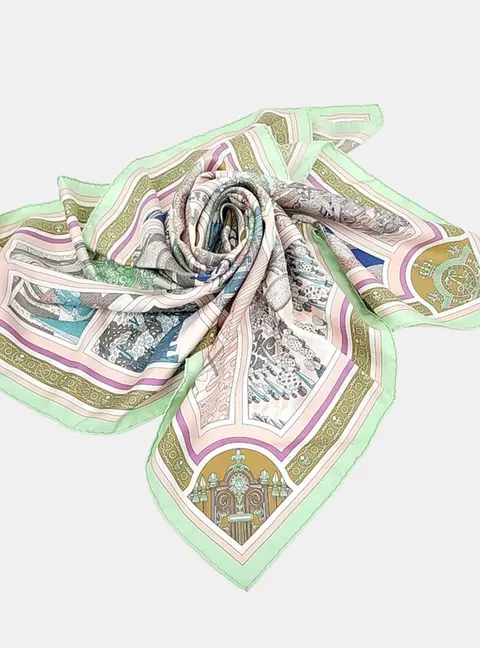Hermes silk scarf