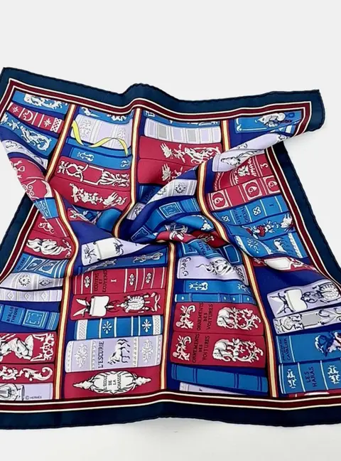 Hermes Pink Silk Petite Scarf