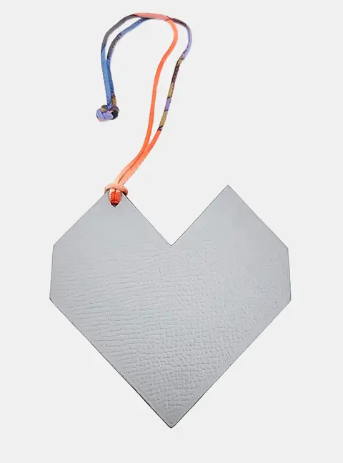 Hermes Petit H (Petit Hache) Heart Bag Charm