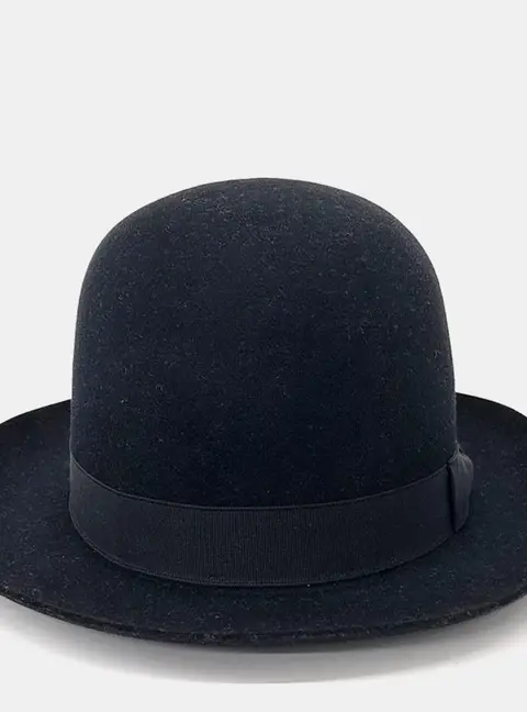 Hermes Felt Black Hat