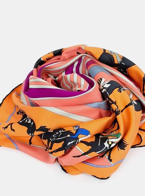 Hermes Silk Orange scarf