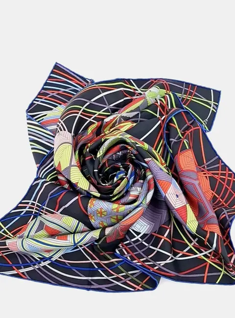 Hermes silk multicolor scarf