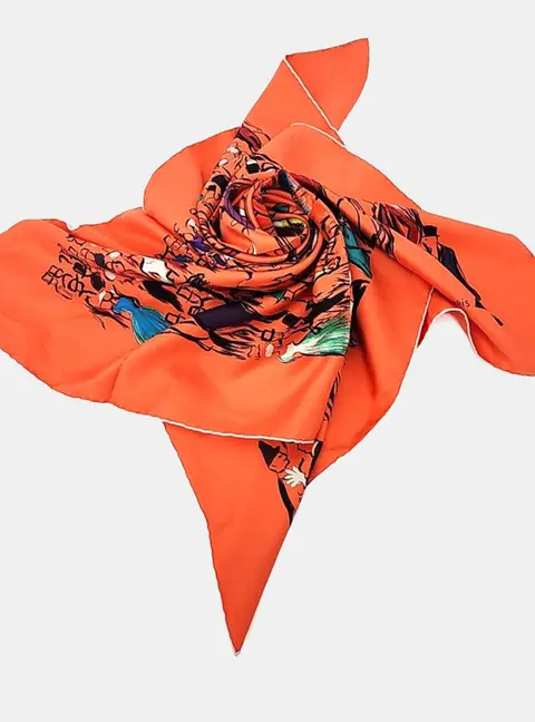 Hermes Multicolor  silk scarf