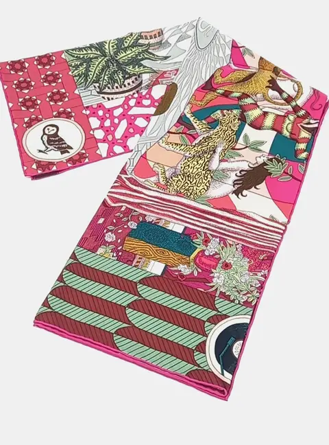 Hermes Multicolor silk scarf