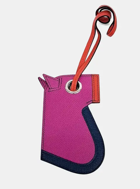 Hermes Multicolor Leather bag charm