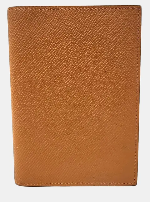 Hermes Leather Brown Diary Cover (T)