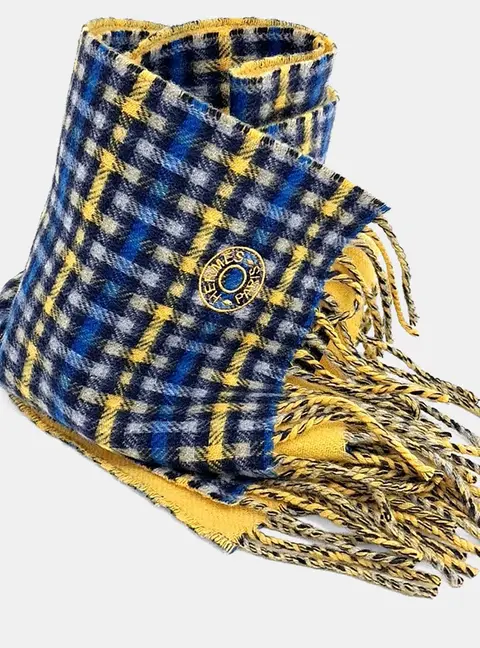 Hermes Cashmere Multicolor Muffler