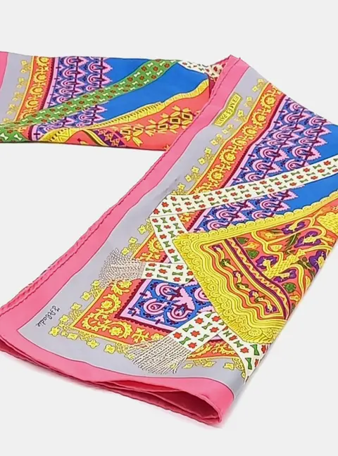 Hermes  Multicolor Silk Scarf