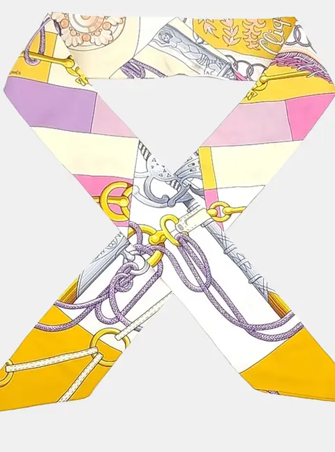 Hermes Silk Multicolor Twilly
