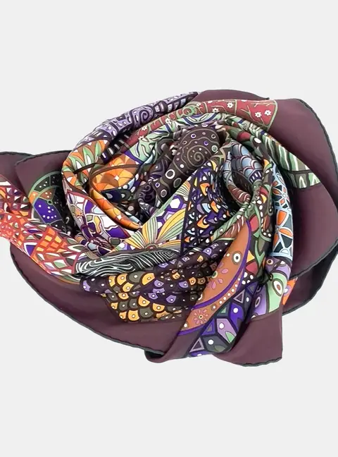 Hermes Silk Multicolor Scarf