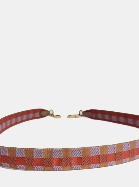 Hermes Canvas Leather Multicolor Strap
