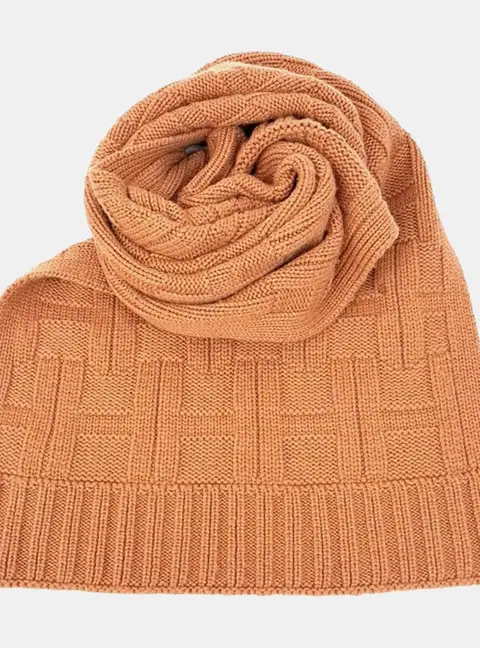 Hermes Brown Cashmere Scarf