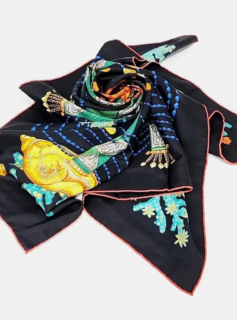 Hermes Silk Multicolor Scarf