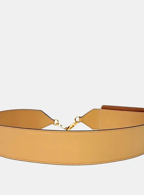 Herm&egrave;s Pocket Brown Leather Strap (K)