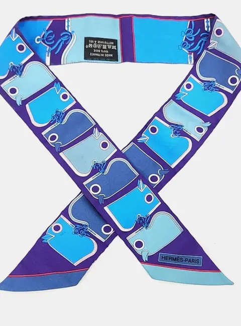 Herm&egrave;s Multicolor Twilly scarf