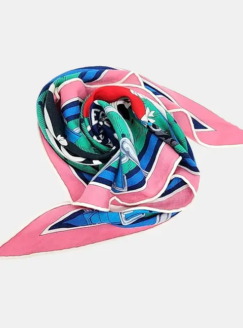 Herm&egrave;s Cashmere Silk Triangular Scarf