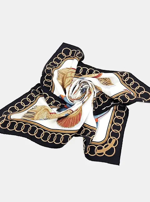 Herm&egrave;s Multicolor Silk Scarf