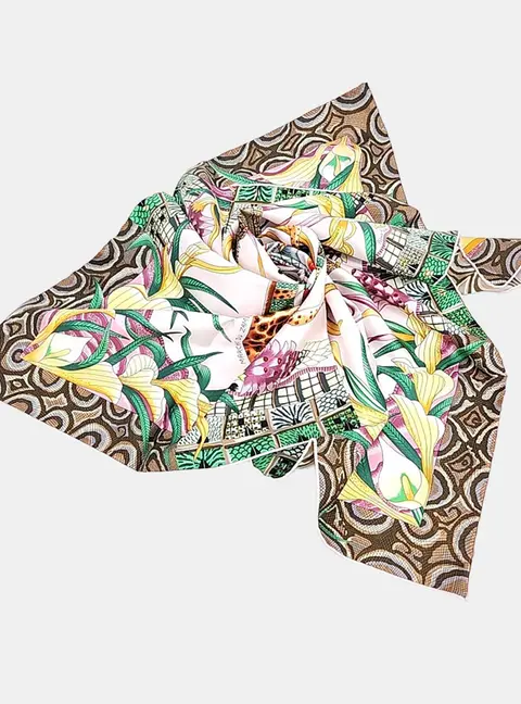 Herm&egrave;s Silk Multicolor Scarf