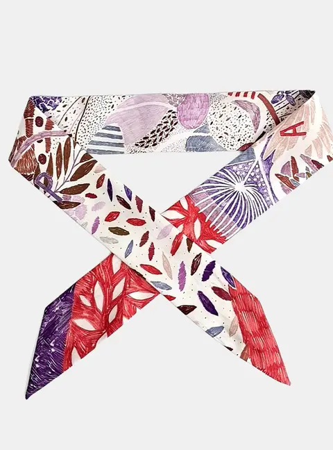 Herm&egrave;s Silk Multicolor Twilly