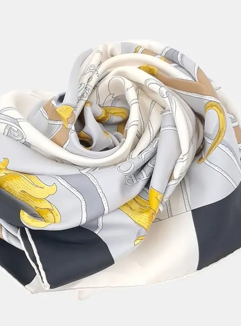 Herm&egrave;s silk multicolor scarf
