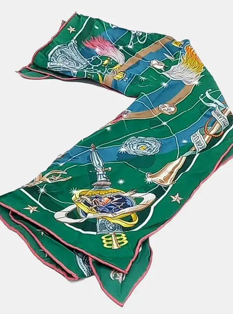 Herm&egrave;s silk multicolor scarf