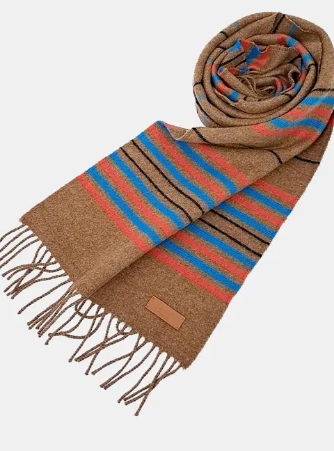 Herm&egrave;s cashmere brown scarf