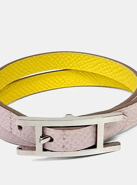 Herm&egrave;s Bhapi Double Strap Bracelet