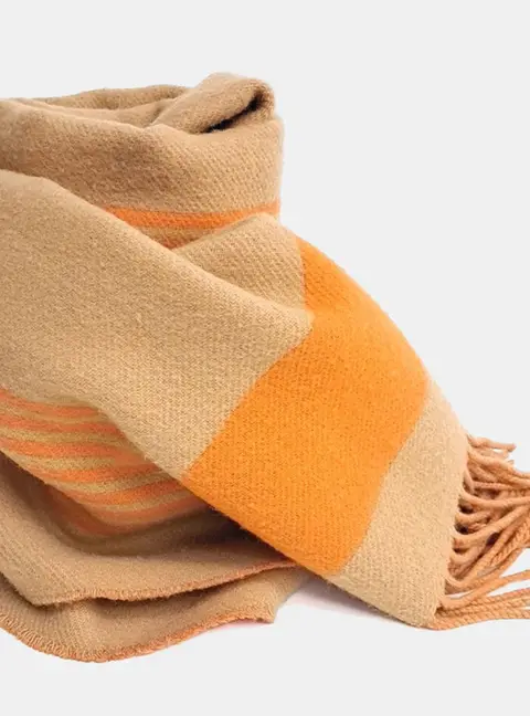 Hermes Multicolor Cashmere Scarf