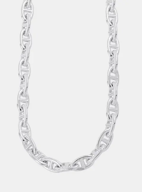 Hermes  Chaine d'Ancre GM 925 Sterling Silver Necklace