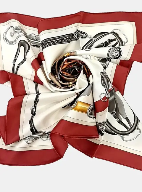 Herm&egrave;s Multicolor silk scarf