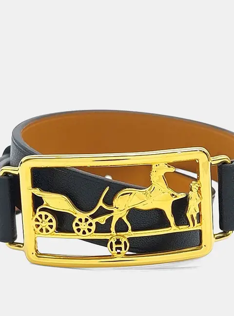 Herm&egrave;s Cal&egrave;che Double Tour Bracelet (D)