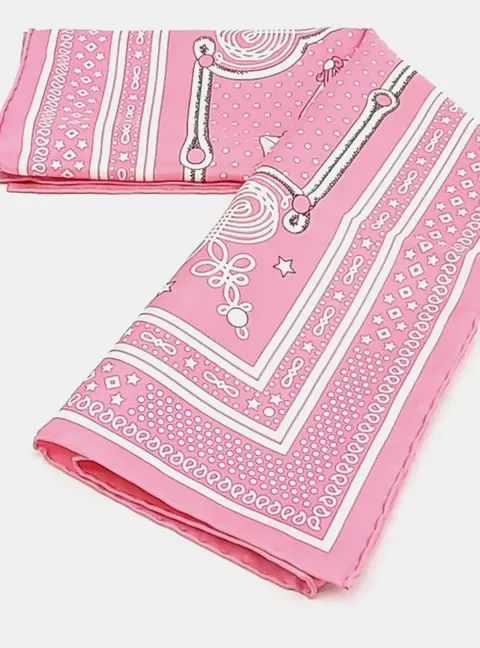 Herm&egrave;s Multicolor Silk  bandana scarf
