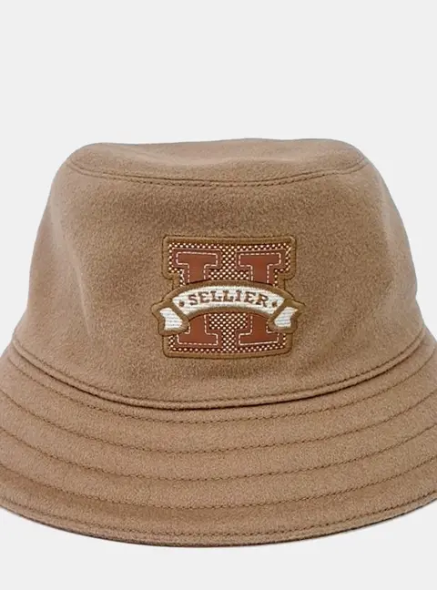 Herm&egrave;s Brown Cashmere Bucket Hat