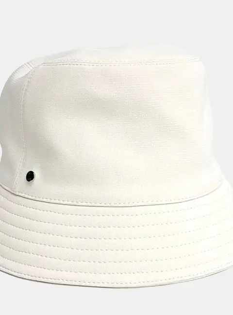 Herm&egrave;s rayon white bucket hat