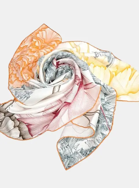 Herm&egrave;s Silk Multicolor scarf