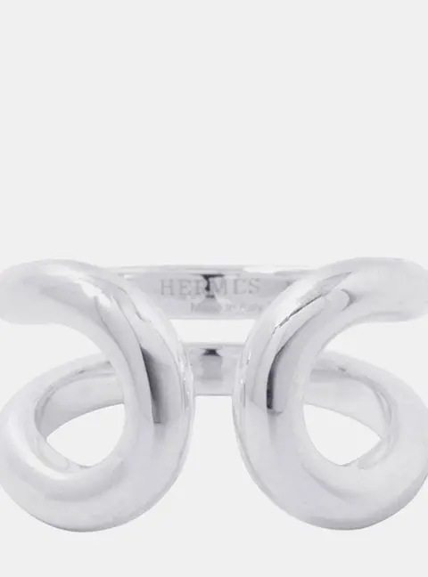 Hermes Lima Silver 925 Ring Size PM