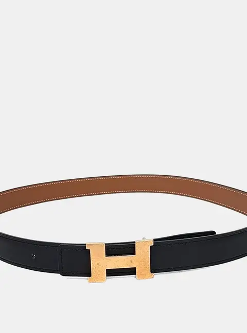 Herm&egrave;s Leather H Belt (Z)
