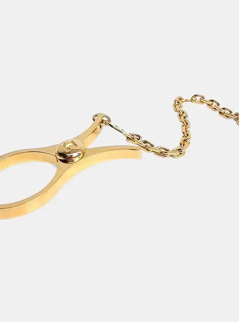 Herm&egrave;s keyring and glove loop