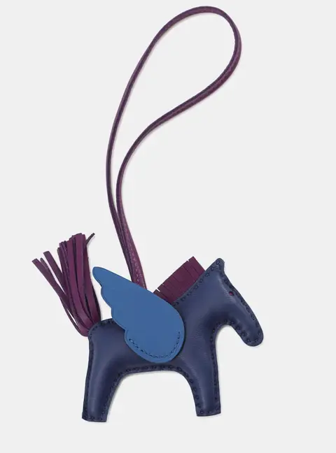 Hermes Rodeo Pegasus Blue Saphir/Violet/Blue France Lambskin Size Pm