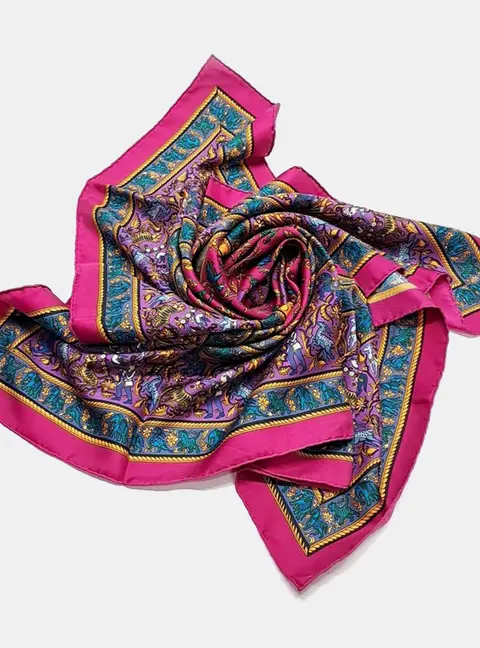 Herm&egrave;s Multicolor Silk scarf