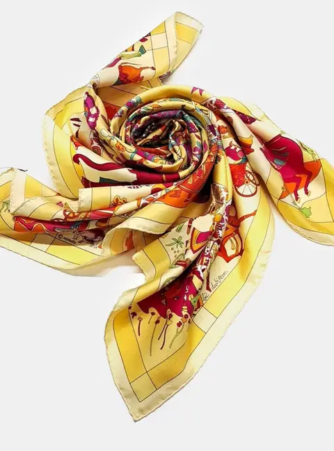 Herm&egrave;s Multicolor Silk scarf