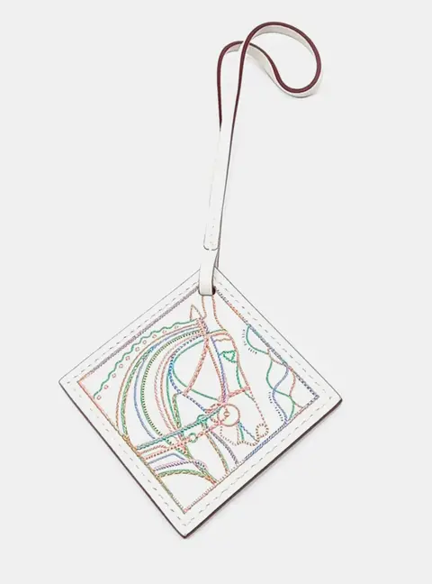 Herm&egrave;s Leather bag charm