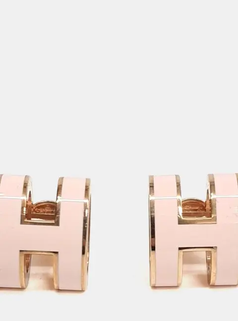 Herm&egrave;s Pop H logo earrings