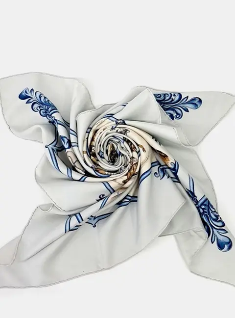 Herm&egrave;s Multicolor silk scarf