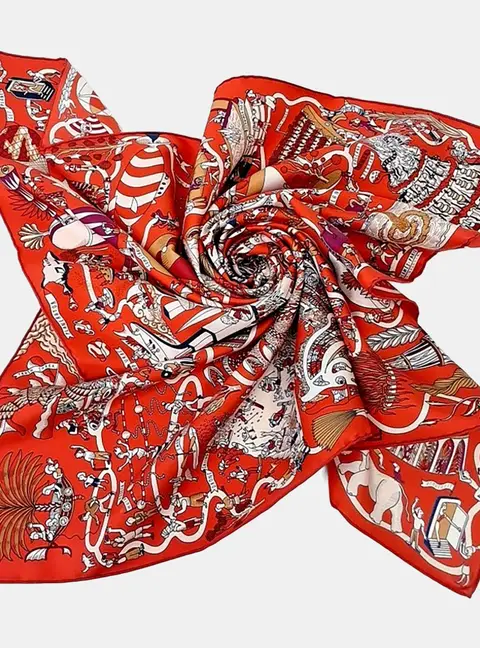 Herm&egrave;s silk scarf