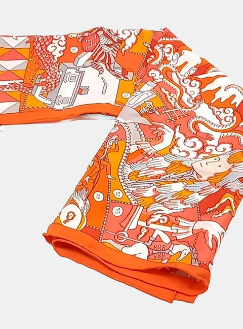 Herm&egrave;s silk scarf
