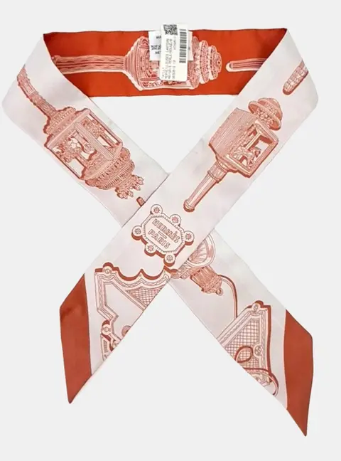Herm&egrave;s Silk Multicolor Twilly