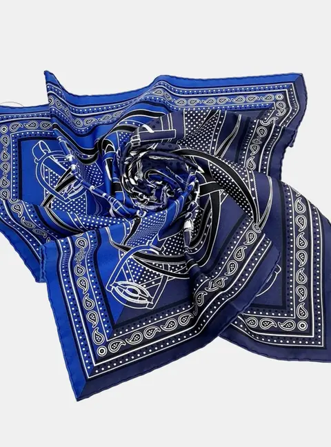 Herm&egrave;s Multicolor Petite Silk Scarf