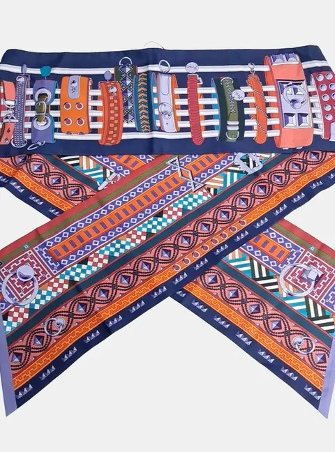 Herm&egrave;s Maxi Multicolor Twilly Scarf