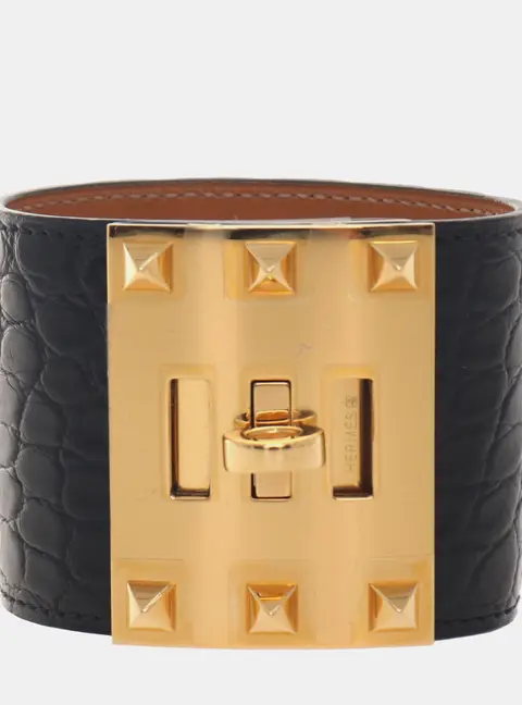 Hermes Matte Alligator Kelly Dog Extreme Bracelet
